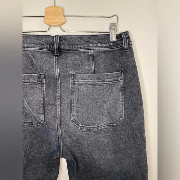 Current/Elliot Straight Leg Release Hem Jeans - Picture 7 of 7